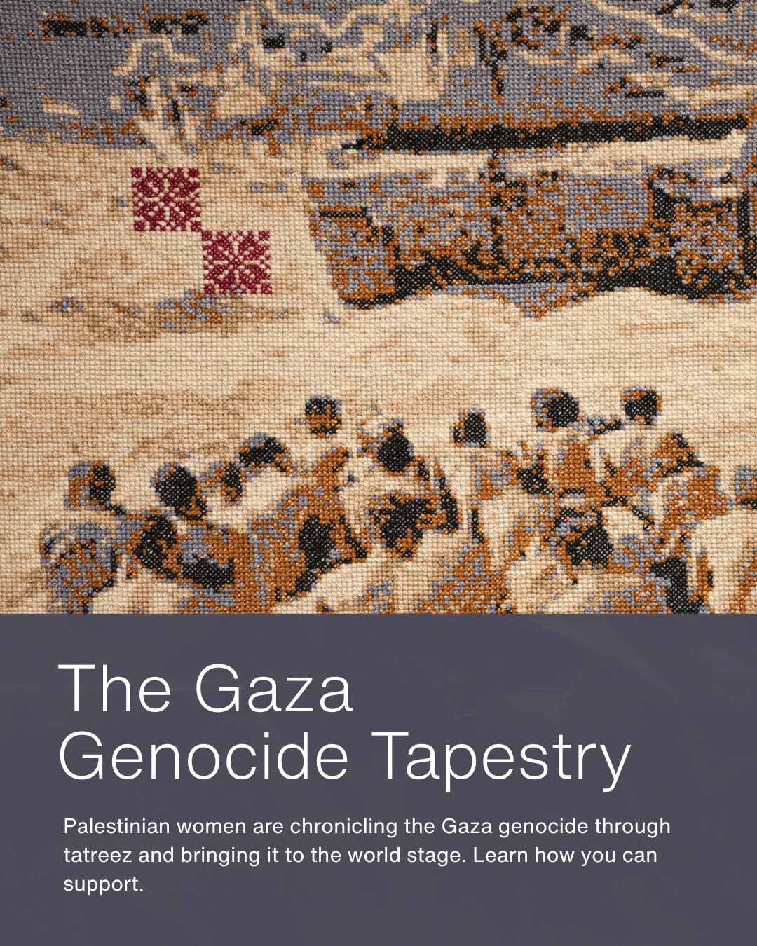 Gaza Genocide Tapestry Web